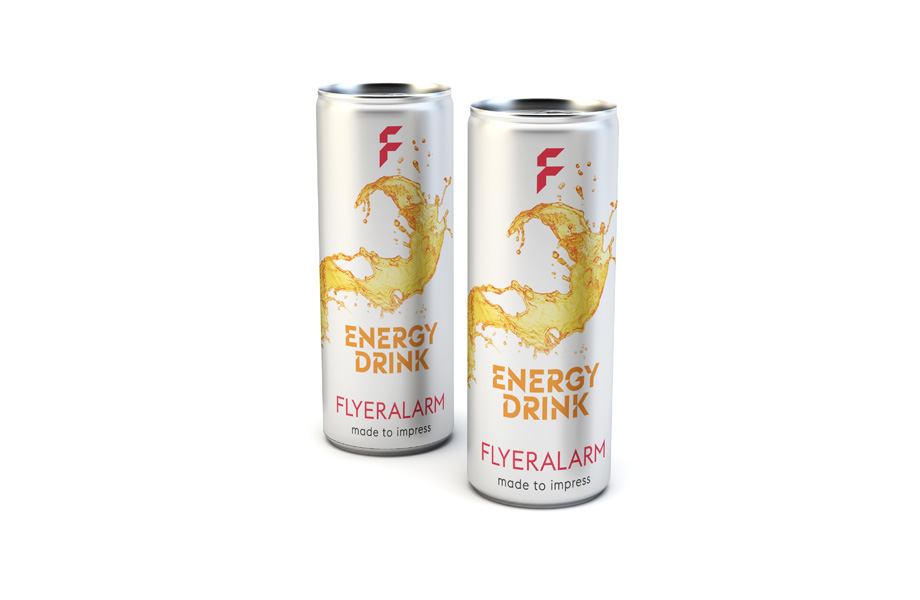 Energydrink Dosen Gunstig Schnell Bedrucken Bei Flyeralarm