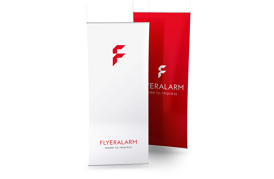 Deko Banner Einseitig Bedruckt System Inkl Druck Bei Flyeralarm