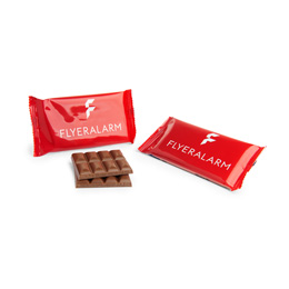 Mini tablette de chocolat publicitaire 30 gr