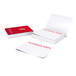 Foglietti adesivi con copertina flessibile - Stampa con FLYERALARM