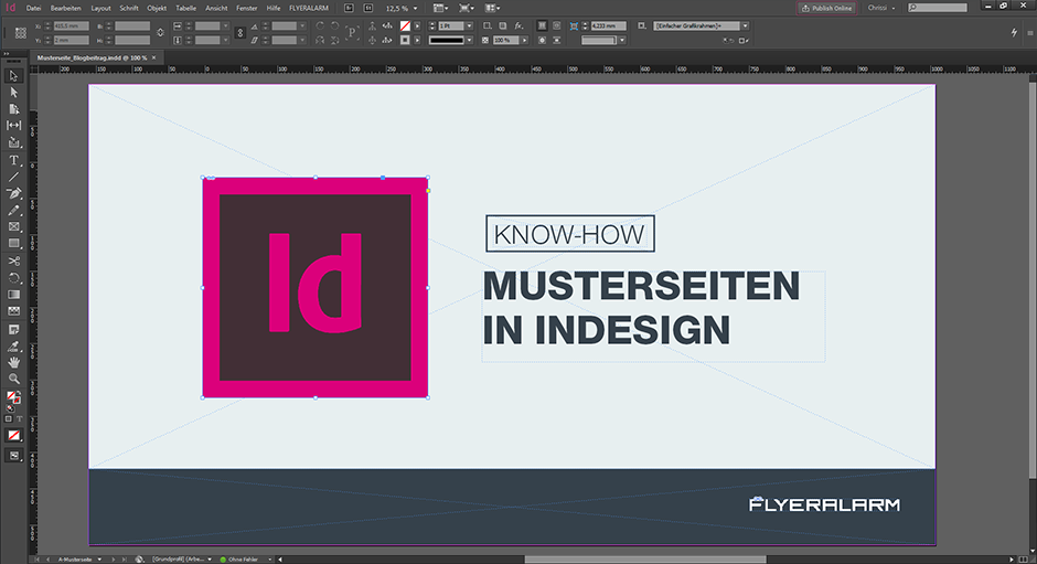 Adobe Indesign Archive Flyeralarm