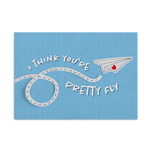 Postkarte: I think you're pretty fly