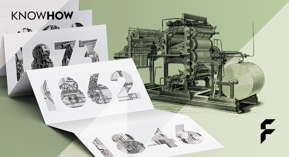 Geschichte des Drucks: Rotationsdruckmaschine