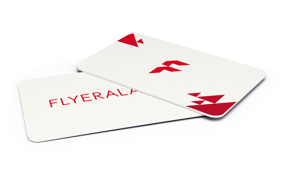 Inademen plaag bon Plastic kaarten wit drukken bij FLYERALARM
