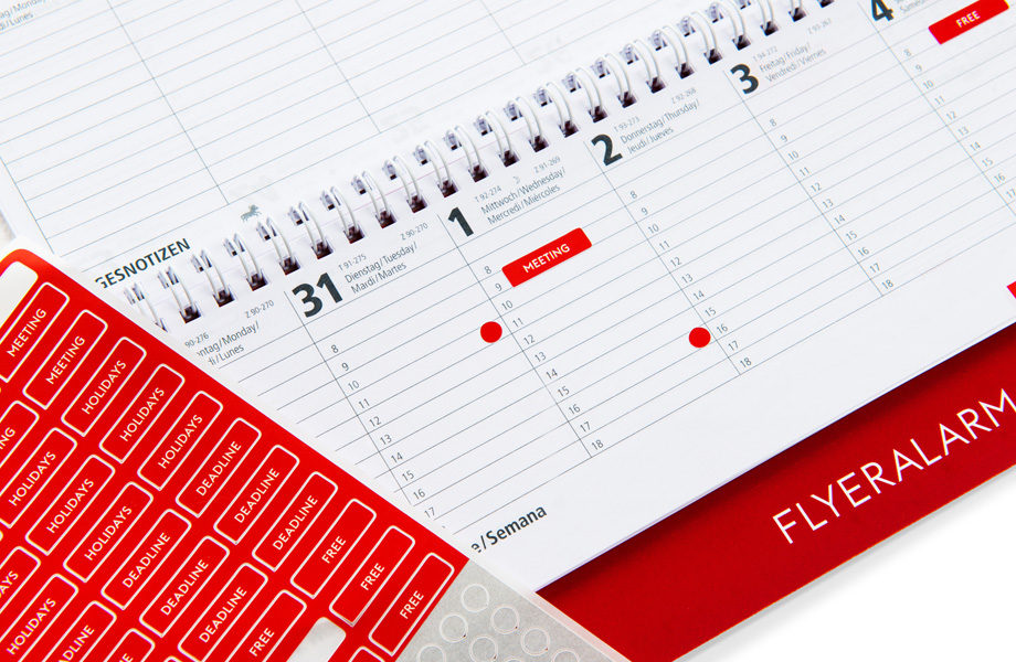 Kalender-Musterbox günstig und schnell bei FLYERALARM