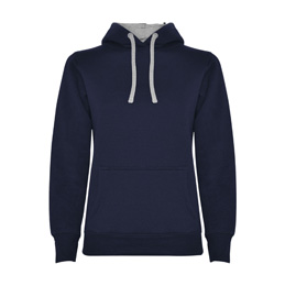 Muster Hoodies zweifarbig Damen 