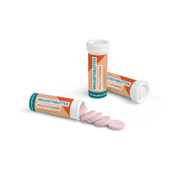 Muster Multivitamin-Brausetabletten