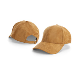 Muster Faux Suede 6 Panel Cap