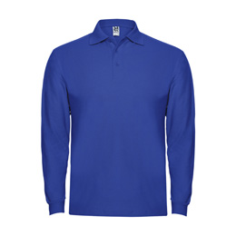 Muster Langarm Poloshirts Herren